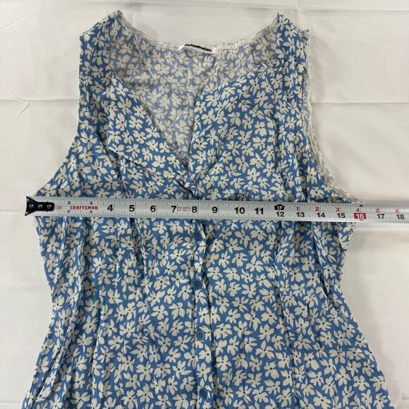 Reformation Jayne Sleeveless Dainty Floral Blouse Sz 10 NWOT - Picture 7 of 9